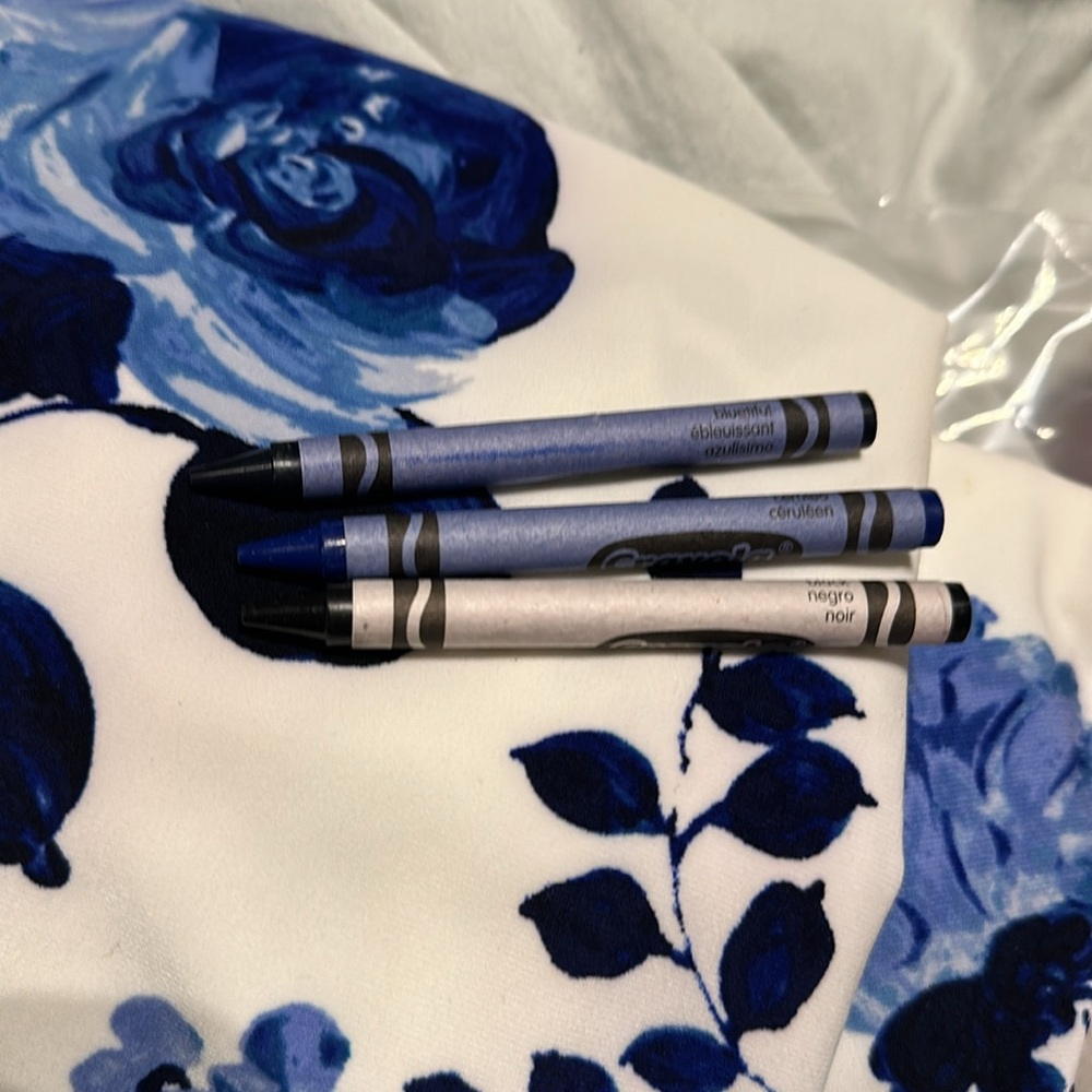 EUC Lauren Ralph Lauren blue and white dress 10P - Picture 7 of 8